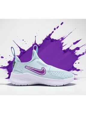 Nike Flex Runner 3 Glacier Blue Hyper Violet Kid Preschool Running FN1294
